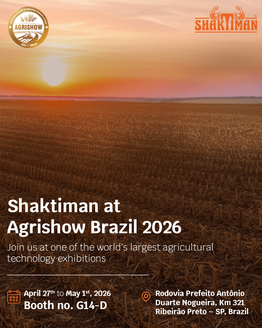 Shaktiman At Agrishow Brazil 2026